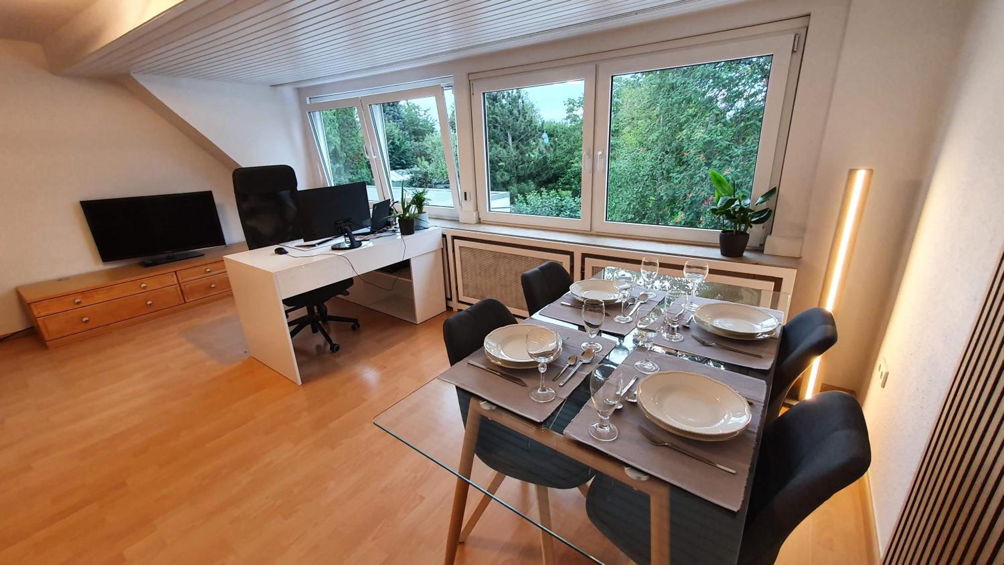Modern 2.5 Bedroom Duplex Near Messe, Airport, Arena *