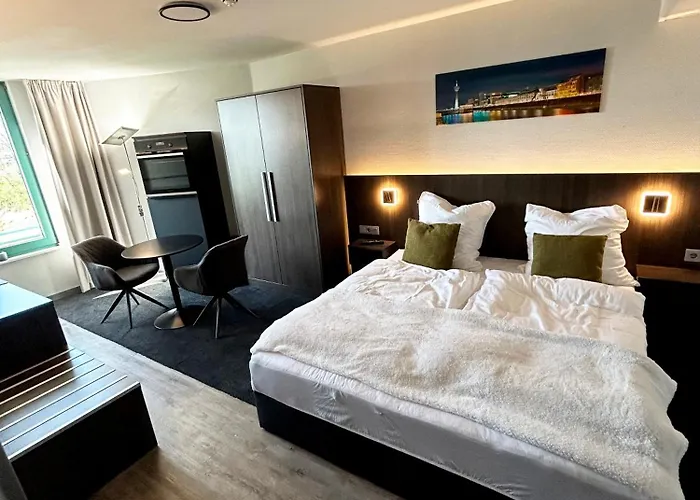 Aparthotel In Duesseldorf Am Medienhafen Mit Kueche