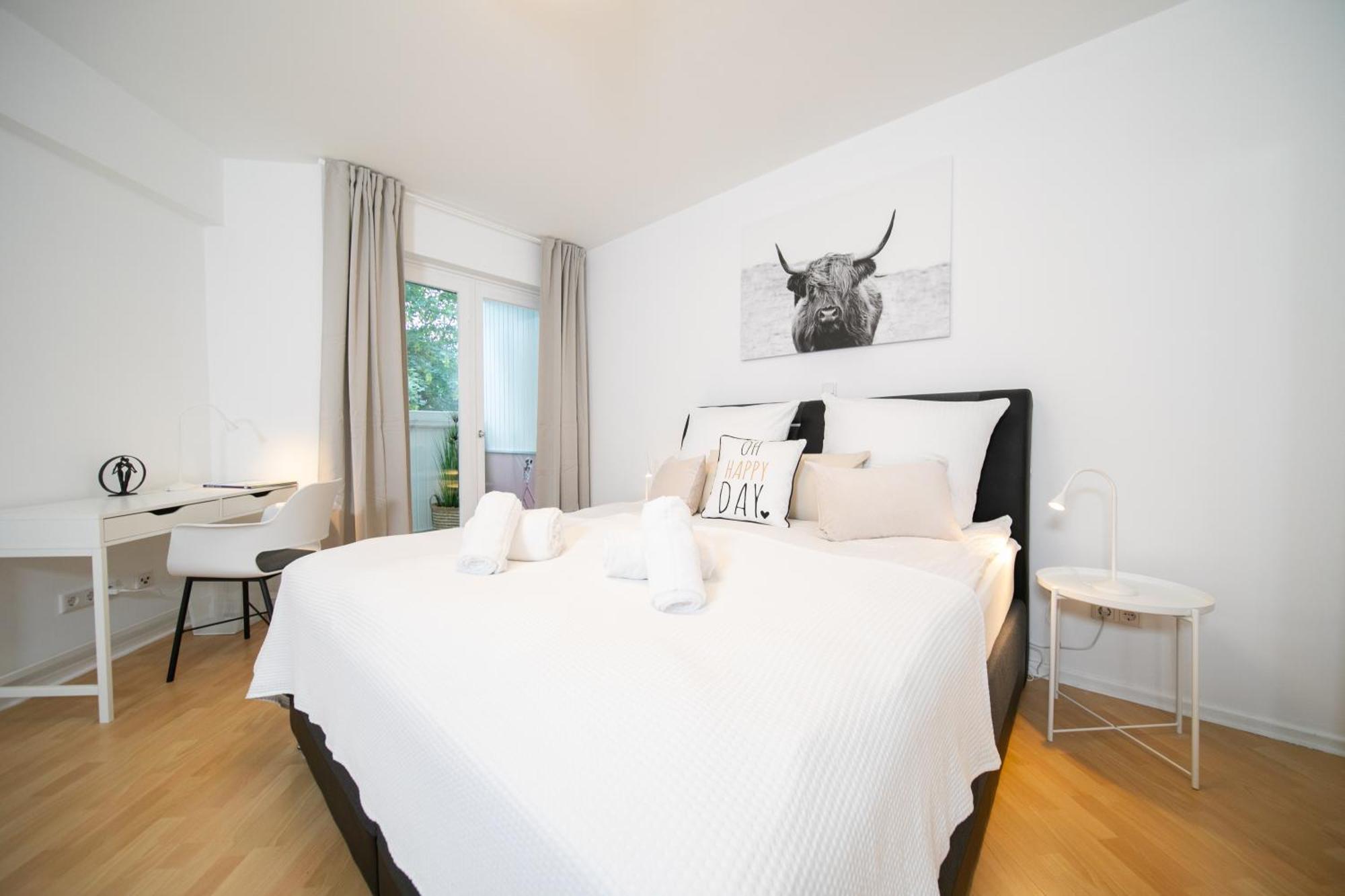 Apartment Bright - Zentral Mit Kueche - 65 Sqm - Messe *