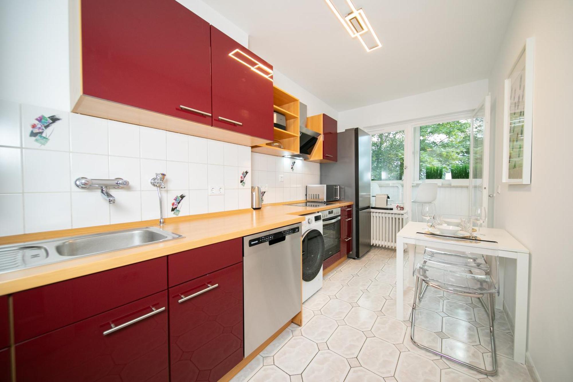 Apartment Bright - Zentral Mit Kueche - 65 Sqm - Messe