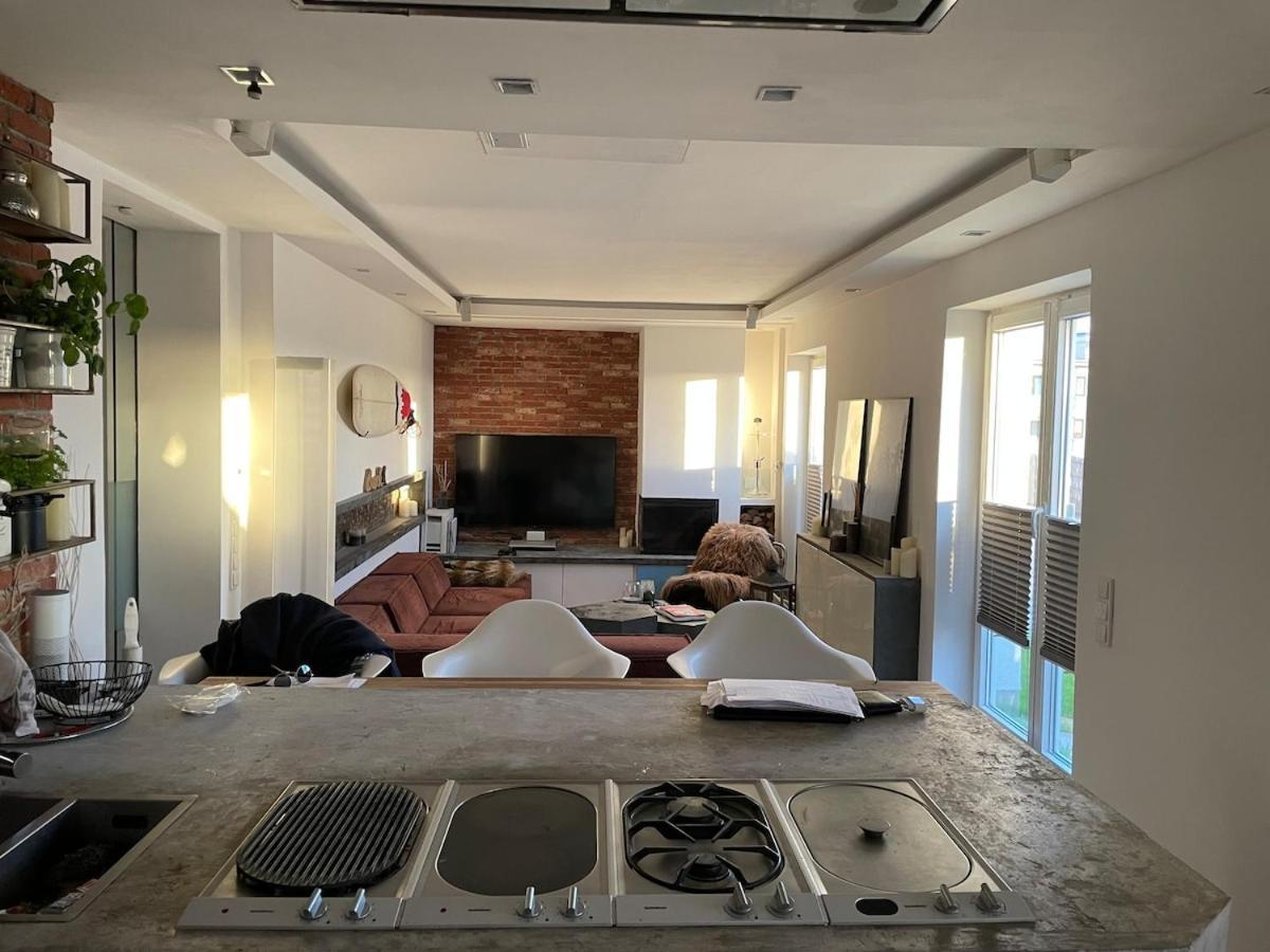 Apartment Luxury Loft With Rooftop & Jacuzzi In Center Dusseldorf