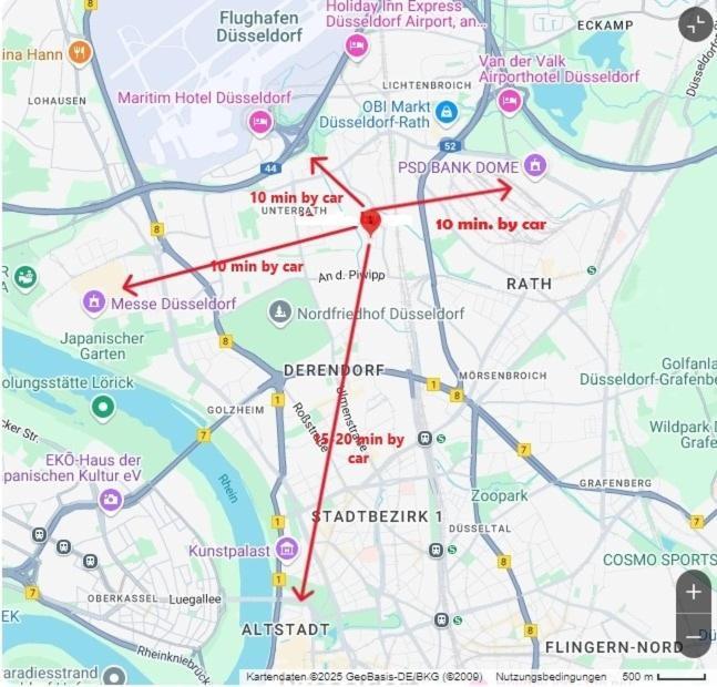 Apartamento Naehe Flughafen Psd Dome Merkur Arena *
